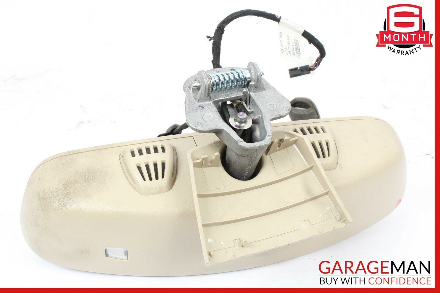 10-13 Mercedes W207 E350 E550 Interior Top Upper Rear View Mirror Assembly Beige