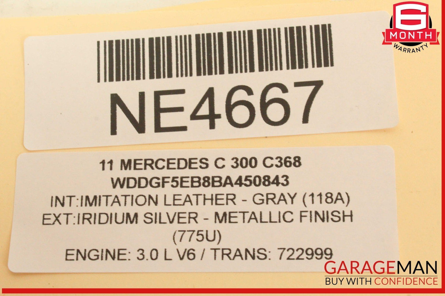 08-20 Mercedes W204 C300 C250 Head Light Fog Light Switch Control Module OEM