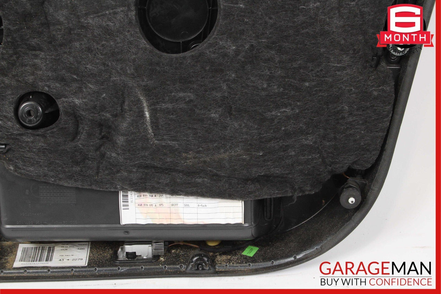 12-15 Audi A7 Front Left Driver Side Interior Door Panel Trim Cover Assembly OEM