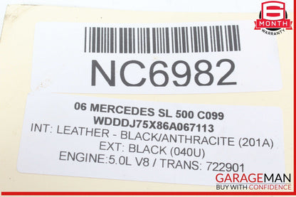 03-12 Mercedes R230 SL500 SL55 AMG CLS500 Yaw Turn Rate Acceleration Sensor OEM