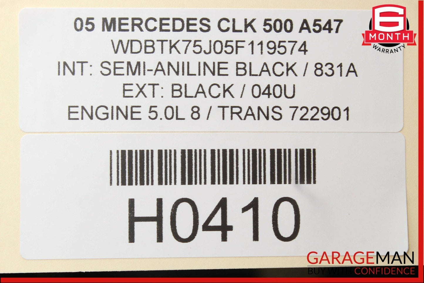 03-05 Mercedes W209 CLK320 CLK500 Front Right / Left Stabilizer Sway Bar Link