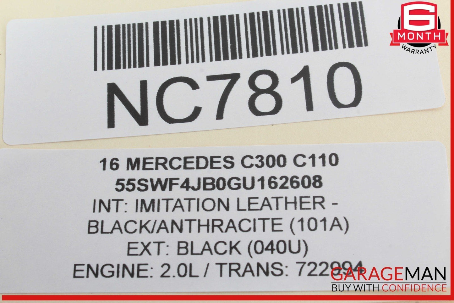 16-19 Mercedes W205 C300 C350e Front Left Driver Side Door Control Module OEM