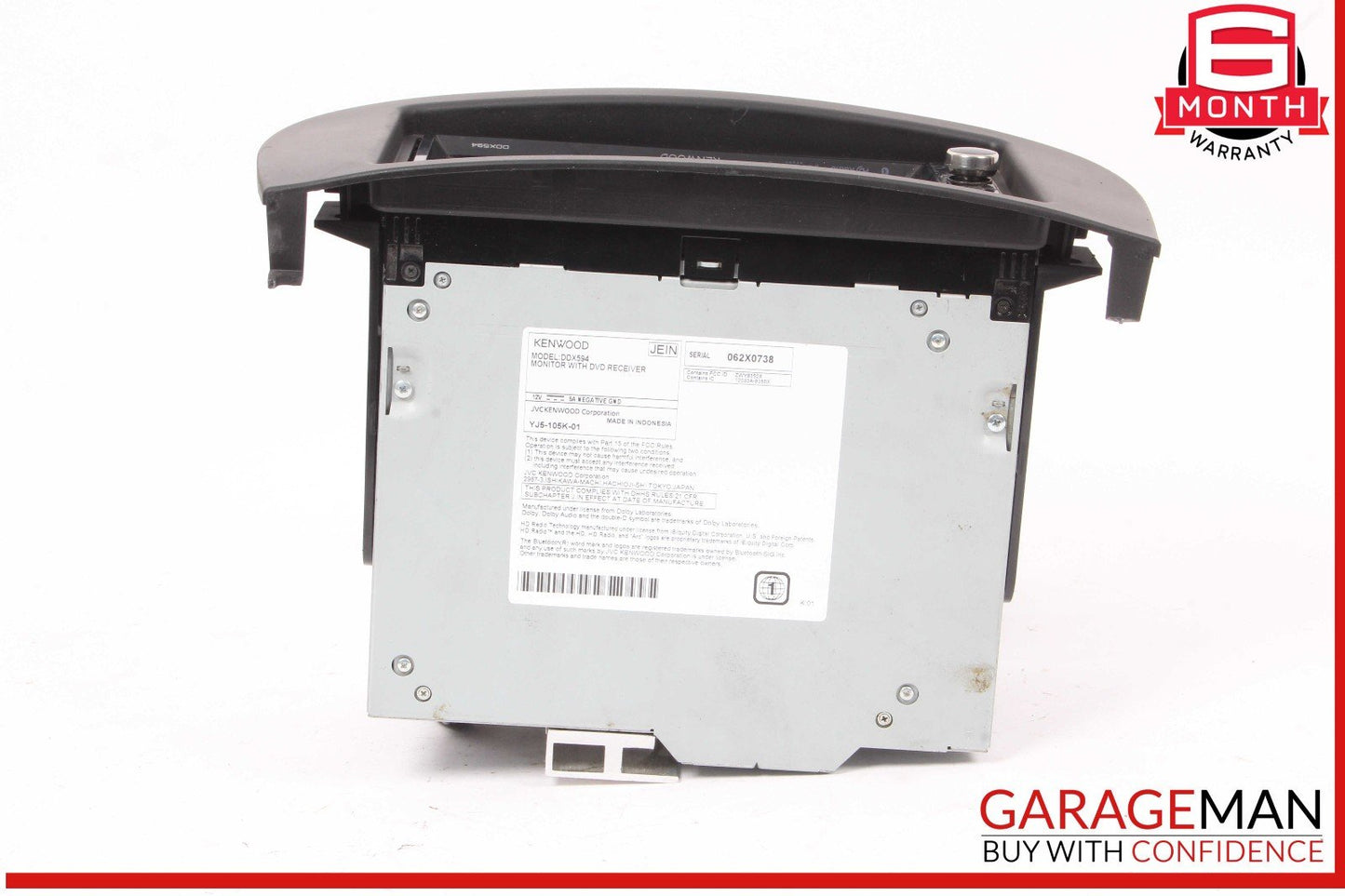 03-04 Mercedes R230 SL500 Kenwood DDX594 Monitor DVD Radio Receiver Player OEM