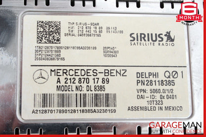 Mercedes W212 E350 C300 C250 Sirius Satellite Radio Receiver 2128701789 OEM