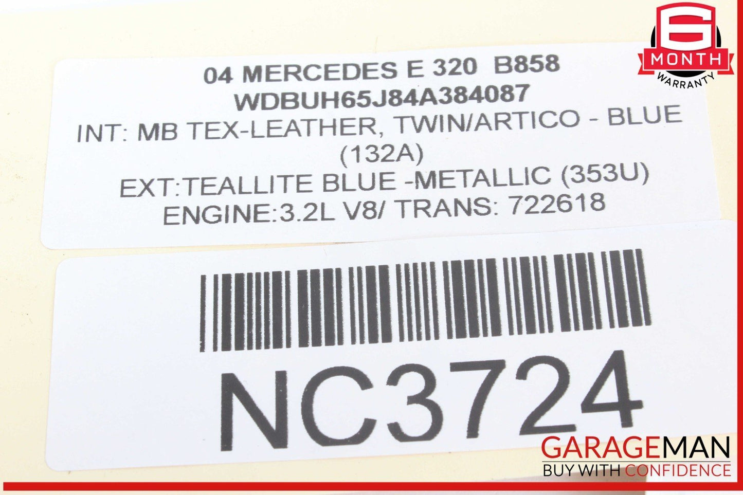 03-09 Mercedes W211 E320 Front Left Driver Side Door Control Module Unit OEM