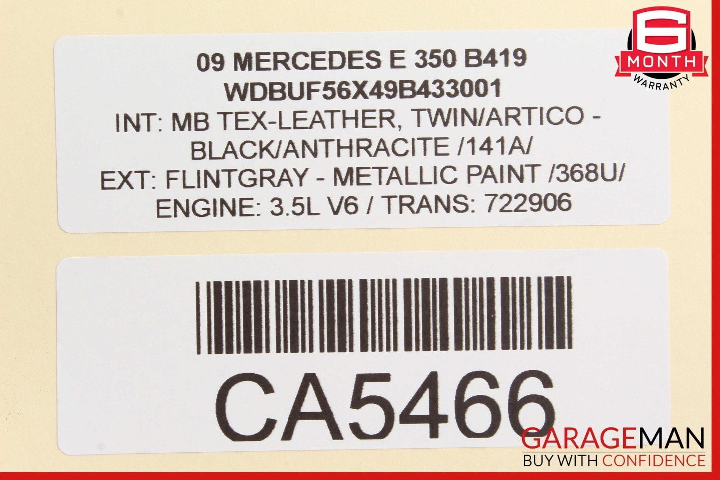 07-09 Mercedes W211 E350 E550 Front Left Side Door Sound Speaker Logic7 OEM