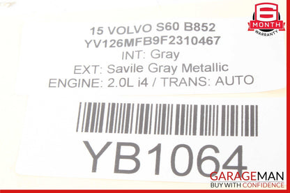 11-18 Volvo S60 V60 Rear Right Side Door Power Window Regulator Motor OEM