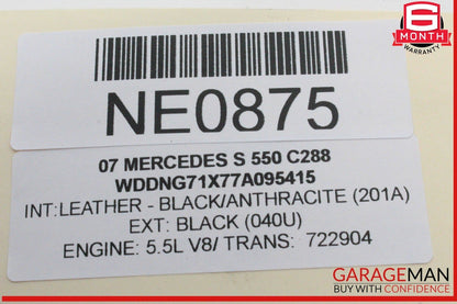07-14 Mercedes W221 S550 S400 Electronic Parking Button Switch 2215401445 OEM