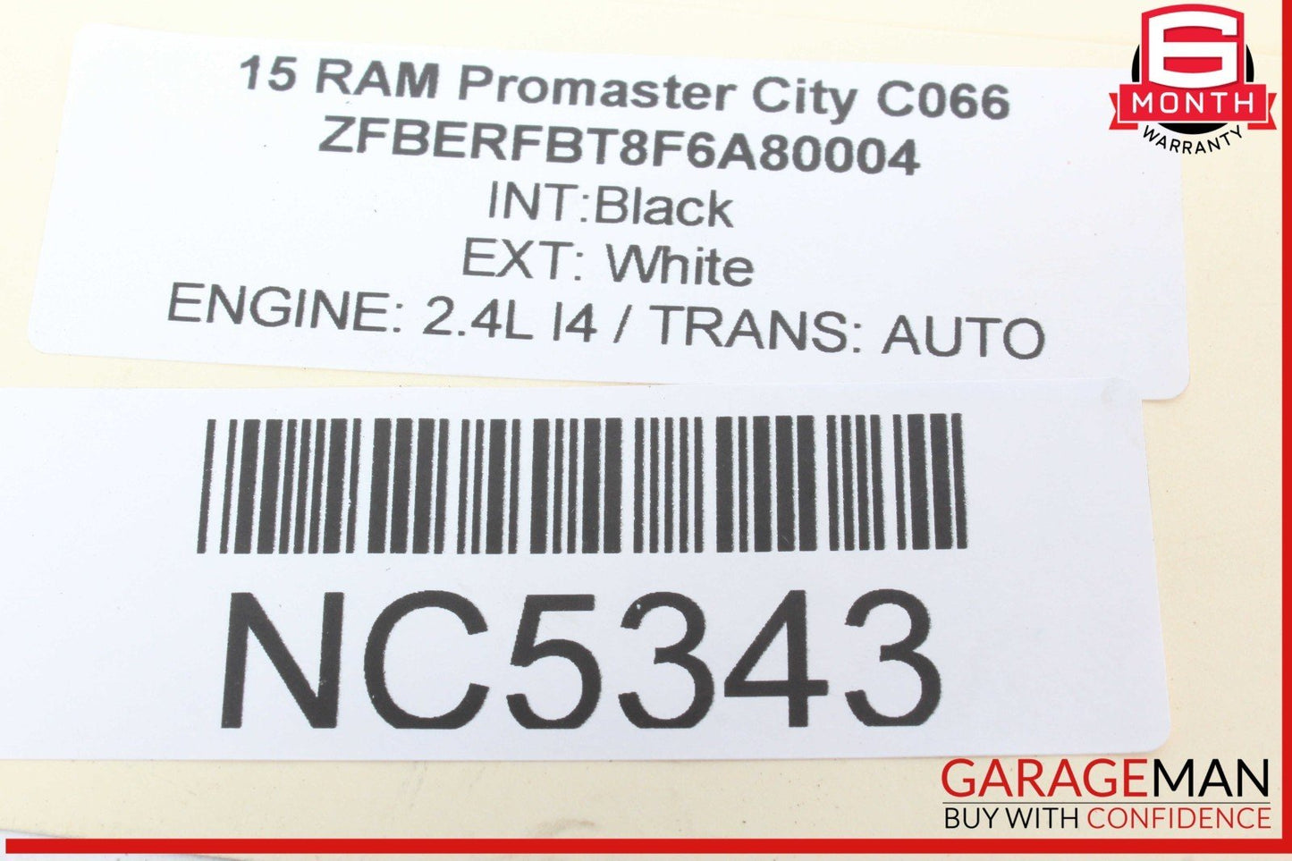 15-22 RAM Promaster City Engine Motor Alternator Generator 56029624AB OEM