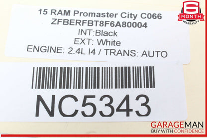 15-22 RAM Promaster City Engine Motor Alternator Generator 56029624AB OEM