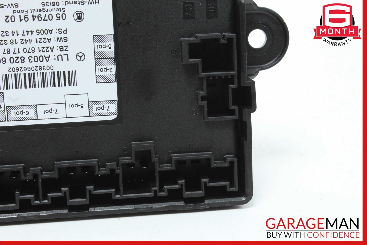 07-09 Mercedes W221 S550 S63 AMG Rear Right Or Left Side Door Controller Module