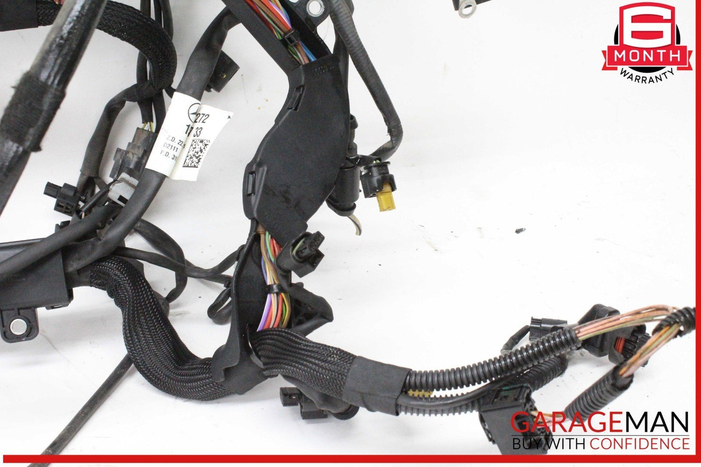 06-11 Mercedes W164 ML350 4MATIC Engine Motor Wire Wiring Harness 2721508733 OEM