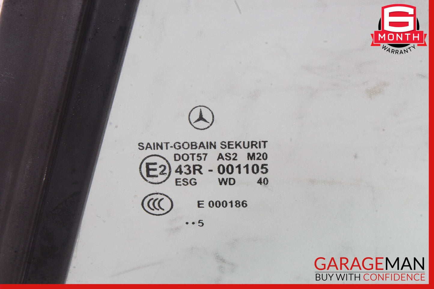 05-11 Mercedes R171 SLK350 Rear Left Side Door Quarter Window Glass OEM