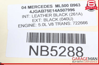 98-05 Mercedes W163 ML500 ML320 Rear Right Side Suspension Upper Control Arm OEM