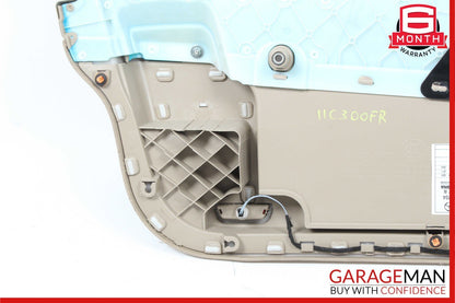 08-11 Mercedes W204 C250 C300 Front Right Side Interior Door Panel Beige OEM