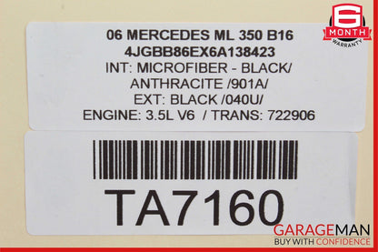 06-13 Mercedes ML350 GL450 Valeo Rear Window Windshield Glass Wiper Motor Unit