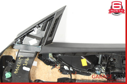 14-22 Maserati Ghibli M157 Front Left Driver Side Interior Door Panel OEM