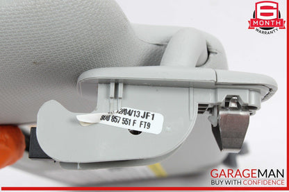 09-17 Audi Q5 A4 A5 S4 S5 Front Left Driver Side Sun Visor Gray 8U0857551F OEM