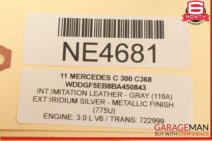 08-15 Mercedes-Benz C300 W204 Front Left/Right Door Audio Speaker A2048201902