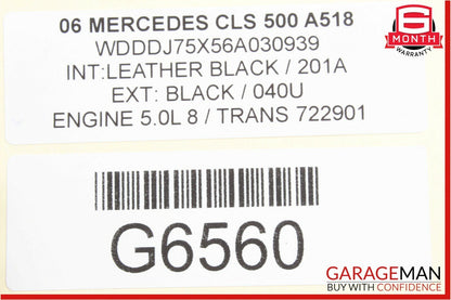 06-11 Mercedes W219 CLS500 Front Right Side Door Window Regulator Motor Unit