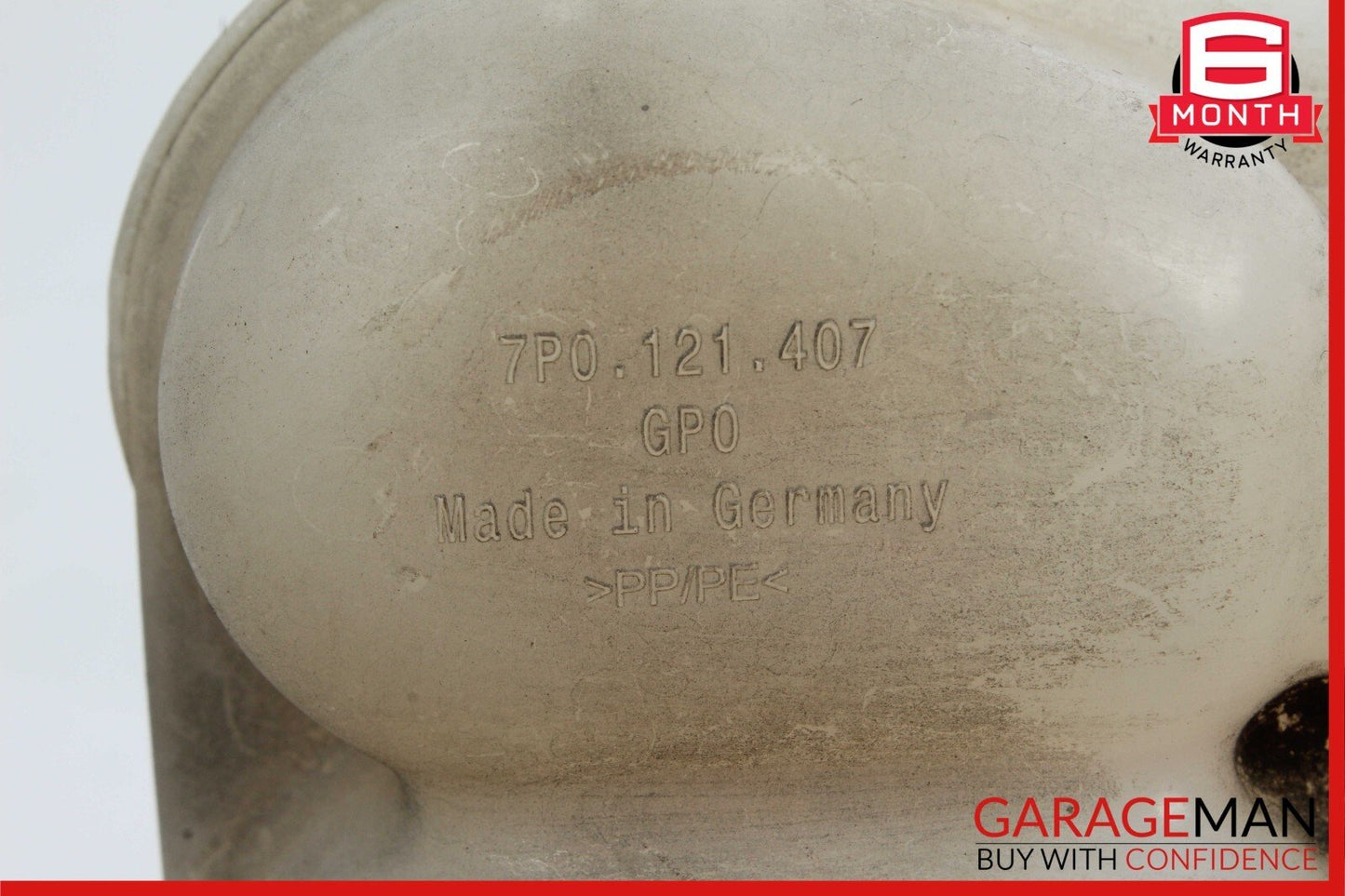 11-17 Porsche Cayenne 958 S Radiator Coolant Overflow Expansion Bottle Tank OEM
