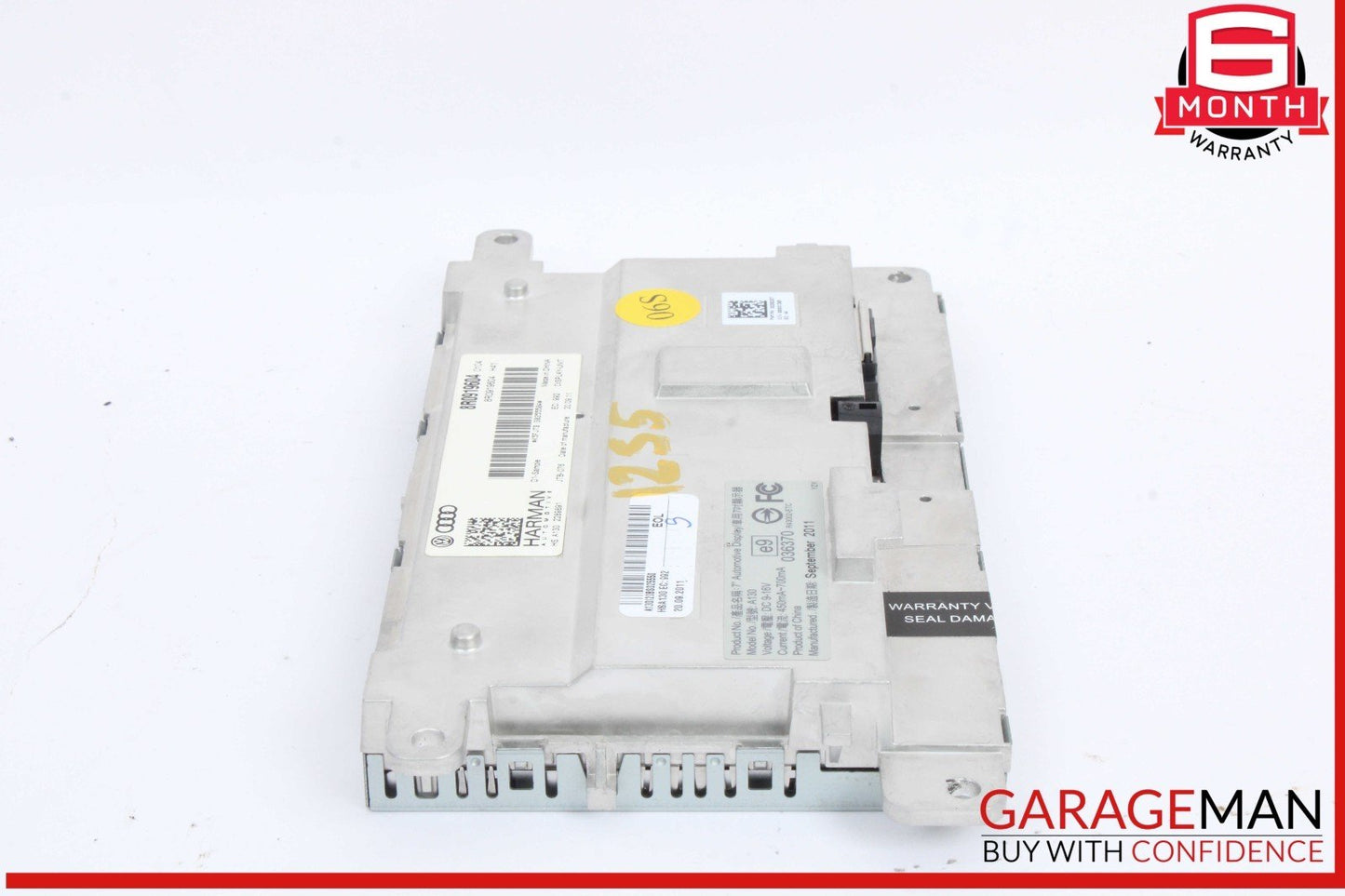 09-16 Audi S5 Front Dash Info Navigation Audio Radio LCD Display Screen Monitor