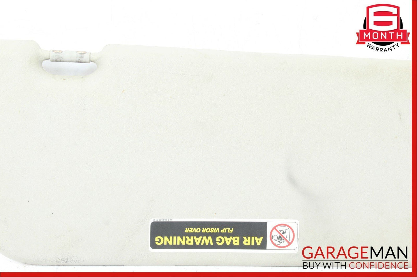 06-10 Mercedes W251 R350 Front Left Driver Side Sunvisor Sun Visor Shade Gray