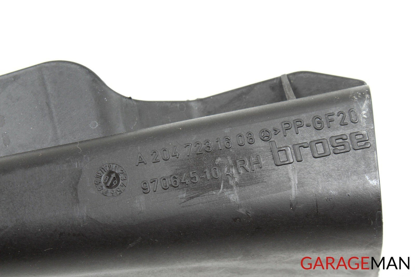 08-14 Mercedes W204 C63 AMG Front Right Side Exterior Door Handle Silver OEM