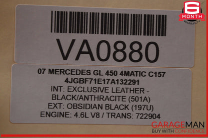 06-12 Mercedes X164 GL450 4MATIC Radio Stereo 6 Disk CD Changer Player OEM