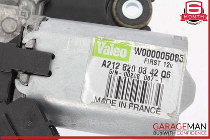 10-16 Mercedes W212 E350 Tailgate Window Wiper Motor 2128200342 OEM