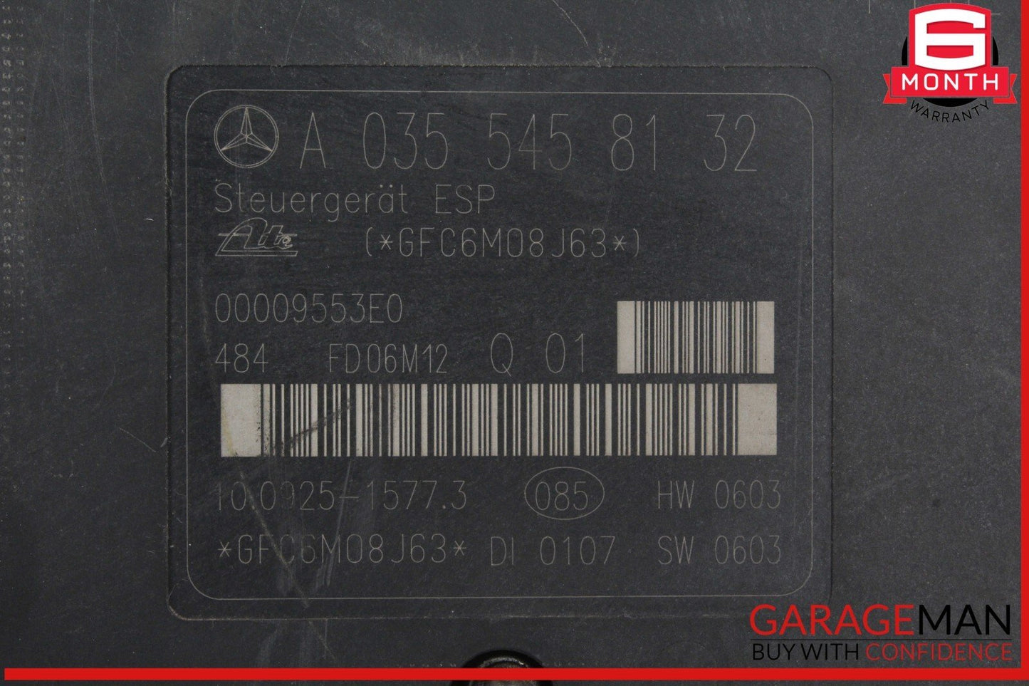 Mercedes W209 CLK350 SLK350 CLK550 ABS Anti Lock Brake Pump ESP 0054314412 OEM
