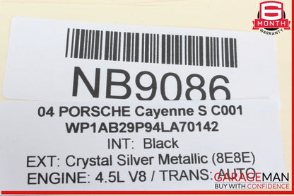 03-10 Porsche Cayenne S 955 Front Left Side High Tone Pitch Horn Signal Alarm