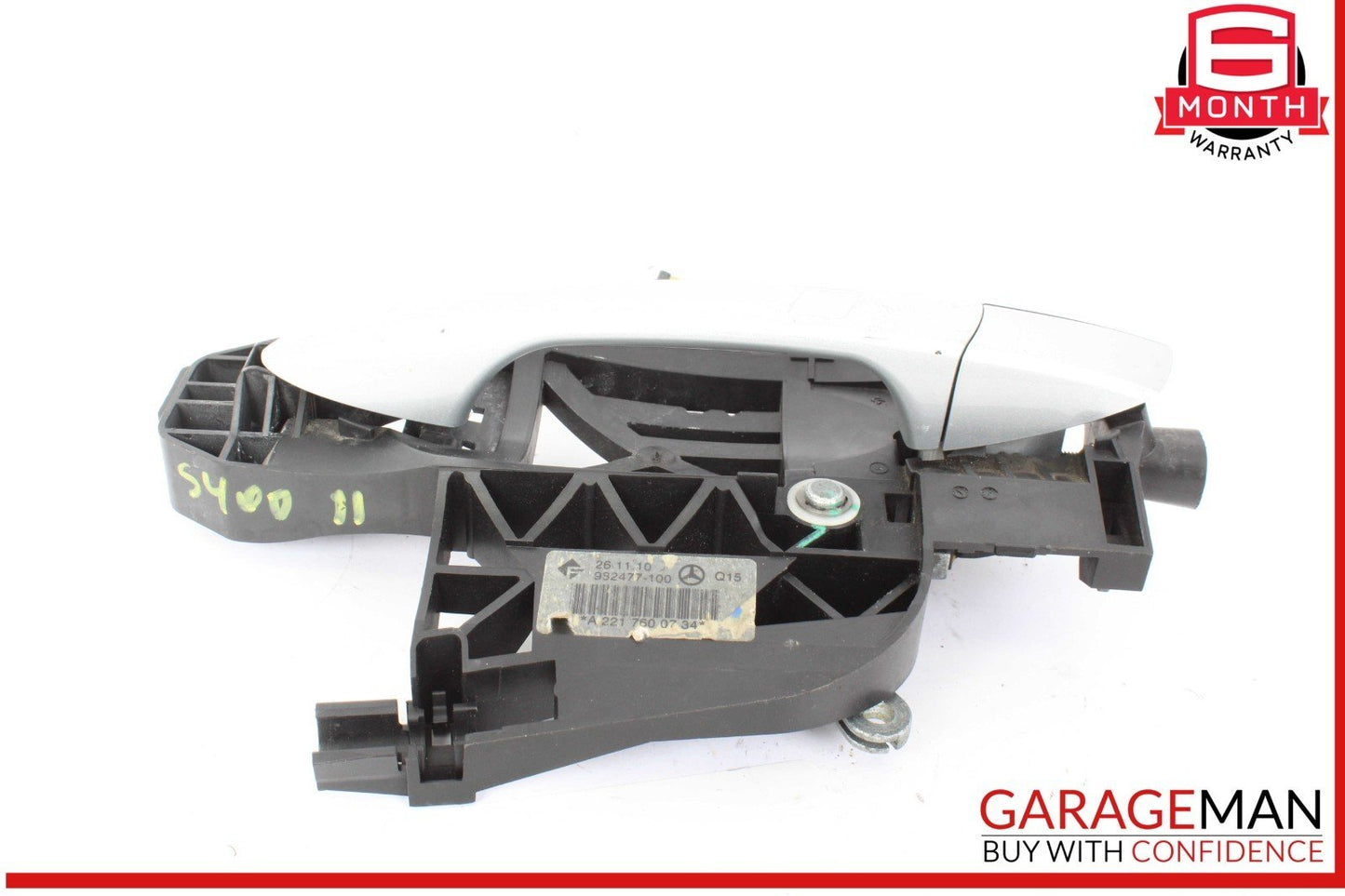 07-13 Mercedes W221 S400 Rear Left Side Exterior Door Handle Keyless Go OEM