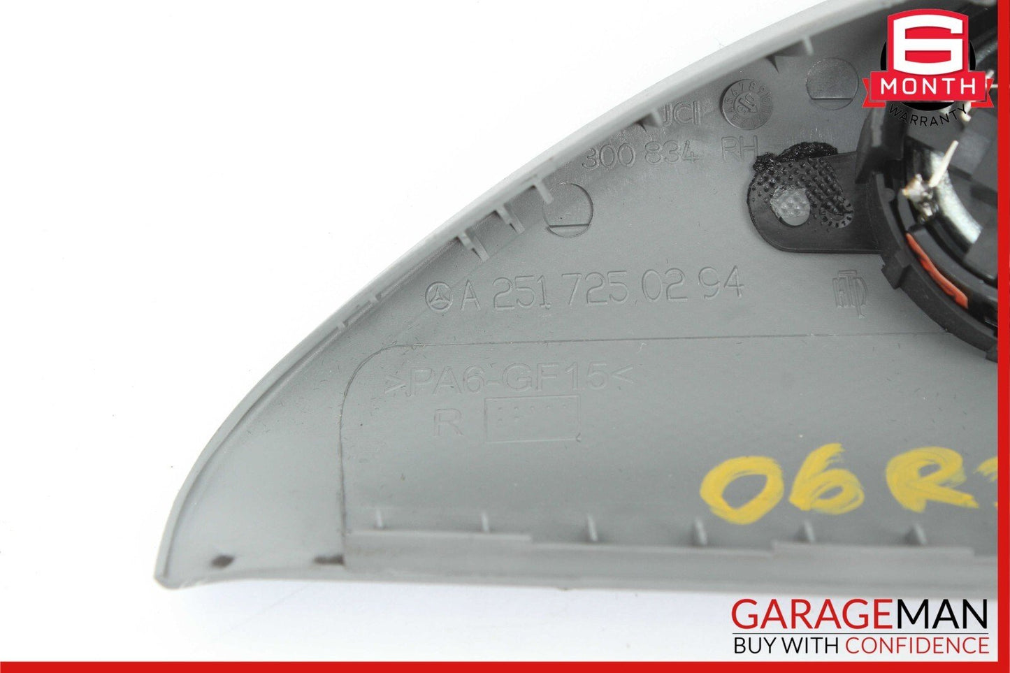 06-13 Mercedes W251 R350 R500 Right Side Door Corner Tweeter Audio Speaker Grey
