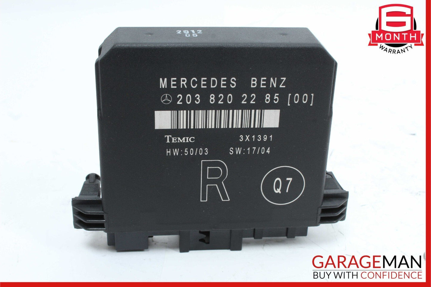 01-07 Mercedes W203 C230 C320 Rear Right Side Door Control Module 2038202285 OEM