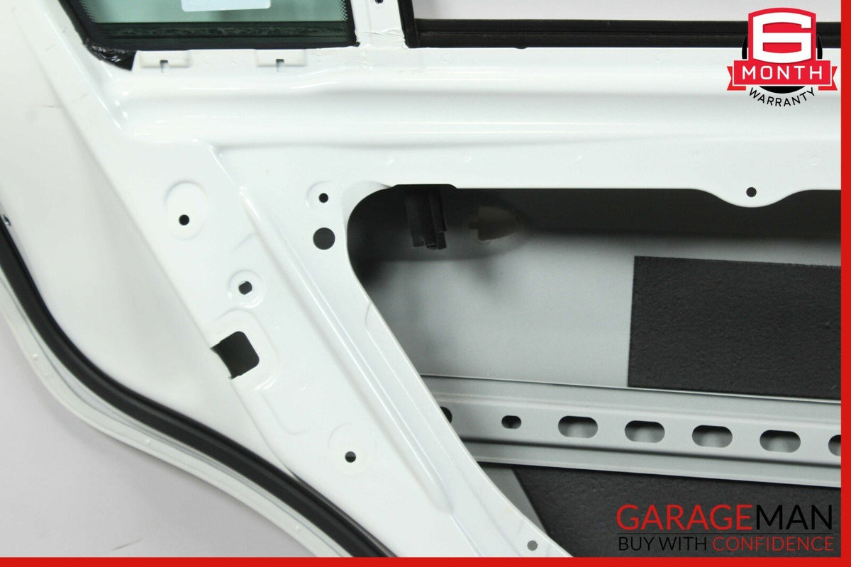 10-16 Mercedes W212 E500 Rear Left Driver Side Exterior Door Shell White OEM