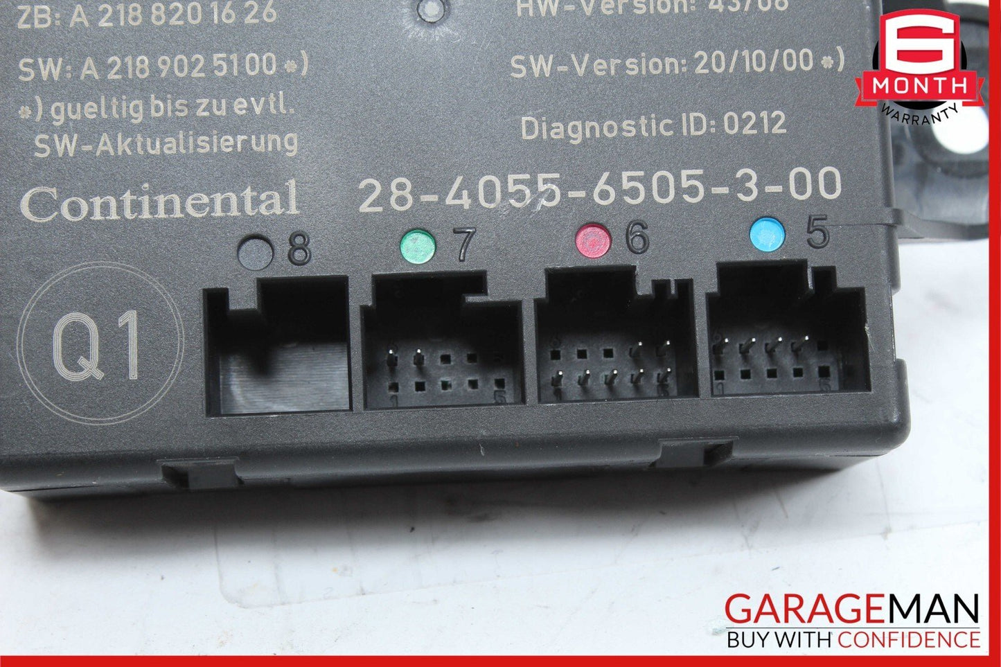 08-18 Mercedes W212 E550 CLS550 C300 Rear Right Side Door Control Module OEM