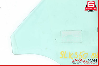 05-11 Mercedes R171 SLK350 Quarter Window Glass Rear Left Driver Side OEM