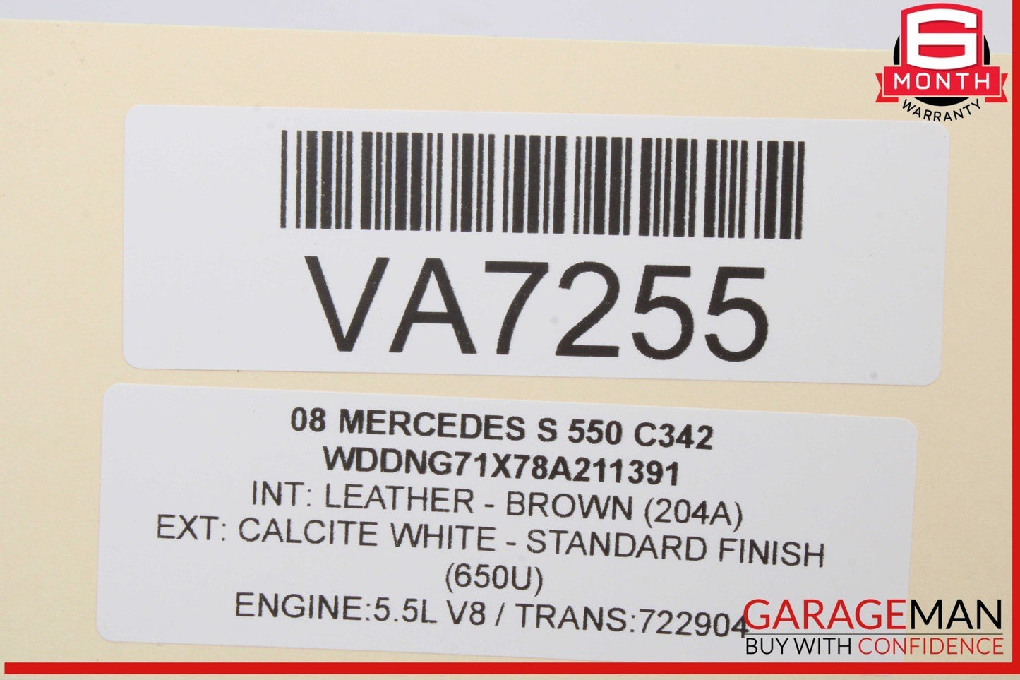 07-14 Mercedes W221 S550 S450 CL550 Trunk Lid Unlock Release Handle OEM