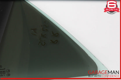 12-20 Mercedes R172 SLK250 Rear Right Passenger Side Quarter Window Glass OEM