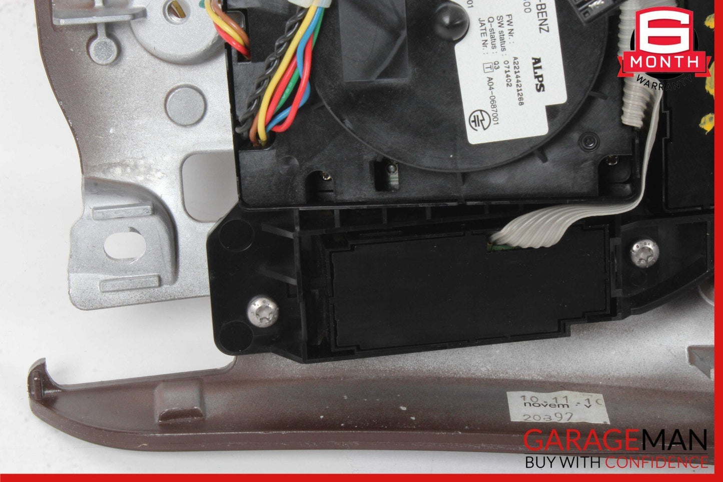 10-14 Mercedes W221 S400 CL550 Multifunction Switch Knob Control Trim Assembly