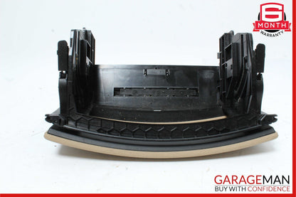 10-13 Mercedes W221 S350 S550 Dash Center Console CD Player Trim Cover Brown