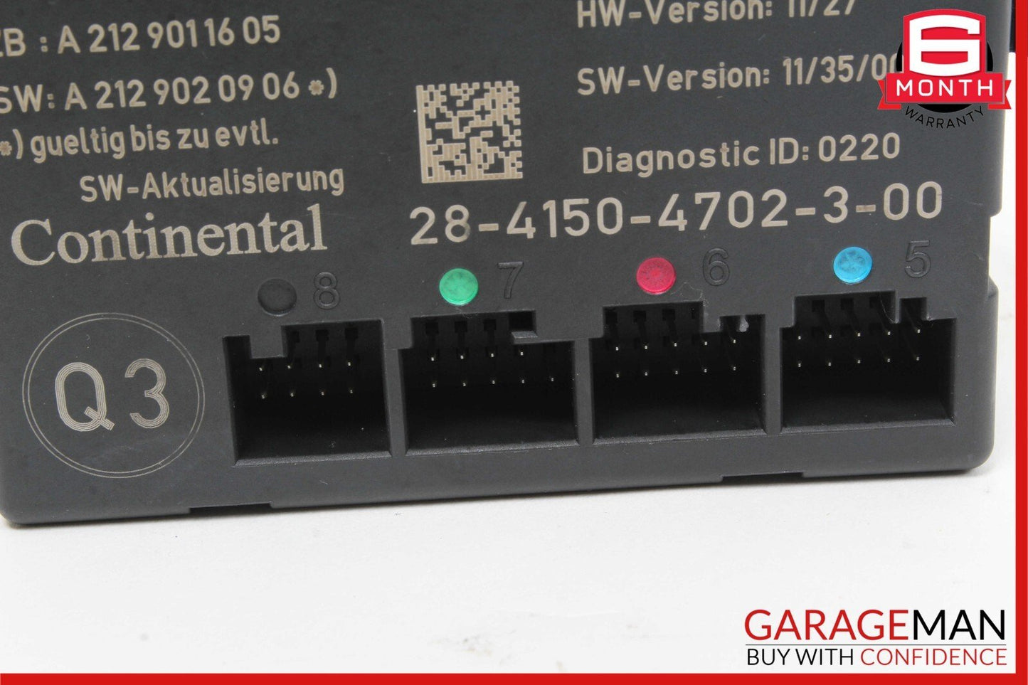 08-18 Mercedes W212 E350 E400 C250 Front Left Side Door Control Module Unit OEM