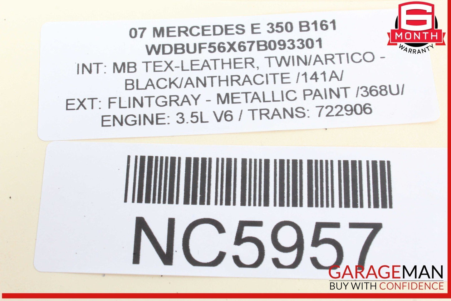 03-12 Mercedes W211 E350 CLS550 SLK350 Seat Control Module Left Side OEM