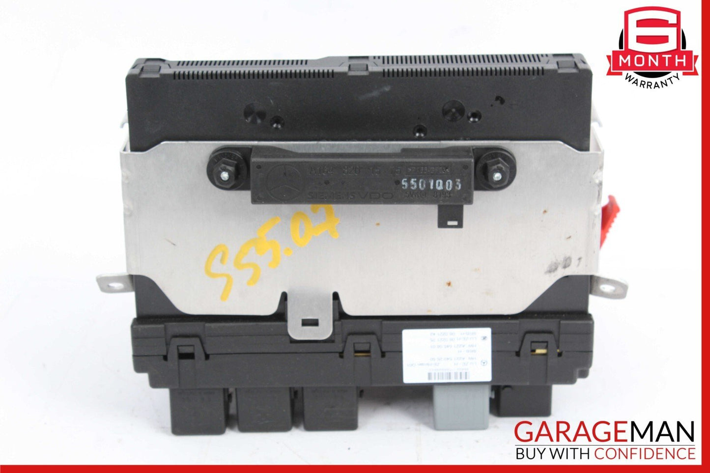 07-09 Mercedes W221 S550 CL550 Rear Trunk Relay Junction Fuse Box 2215403550 OEM