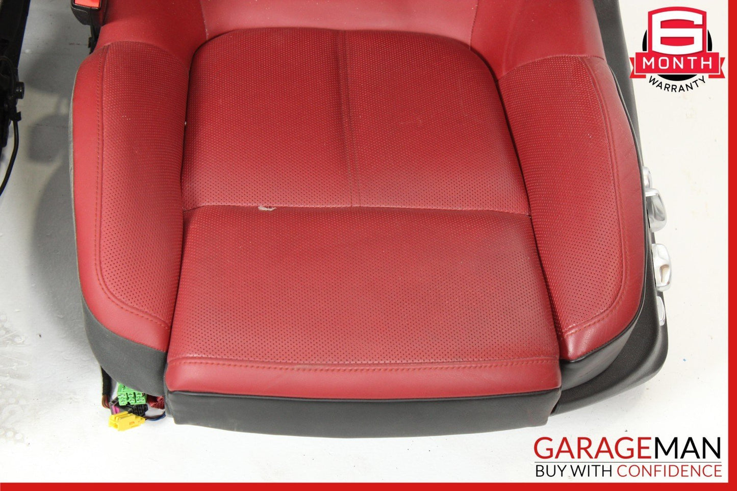 15-24 Porsche Macan 95B Front Right & Left Complete Seat Set of 2 Pc Red OEM