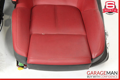 15-24 Porsche Macan 95B Front Right & Left Complete Seat Set of 2 Pc Red OEM