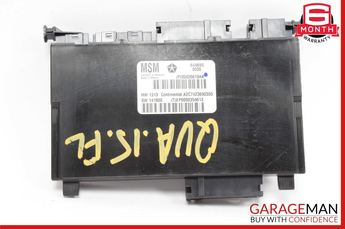 14-17 Maserati Quattroporte Front Left Side Seat Control Controller Module Unit