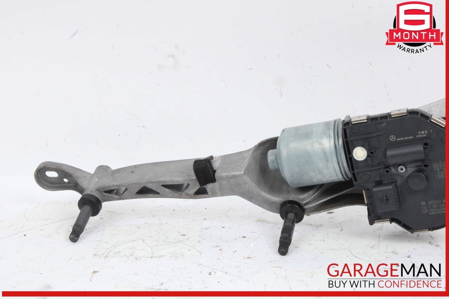 10-16 Mercedes W212 E400 E350 Front Windshield Window Linkage w/ Wiper Motor OEM