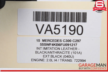 15-20 Mercedes W205 C300 GLC350e Front Right Side Door Lock Latch Actuator OEM